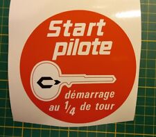 Sticker autocollant Start
