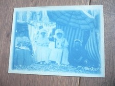 CYANOTYPE ANCIEN FEMMES A LA