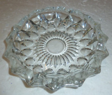 superbe cendrier de bar vintage en verre facetté, super déco fifties, rare!