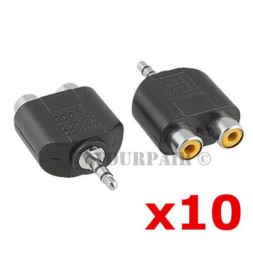 Pack dual rca female jacks - 10,