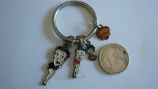 PORTE CLE METAL / LOT DE 4  BETTY BOOP