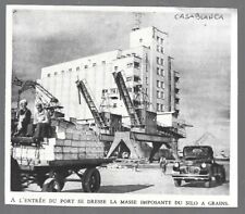 1949  --  MAROC . CASABLANCA . SILO A GRAIN  . 3Z555