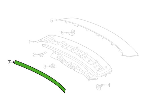Aileron inférieur hayon - inférieur, de