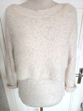 PULL TOUT DOUX POILU 2EN1 BOUTONS DECOS DOS SUR LE DESSUS BREAL TAILLE 38 COM9