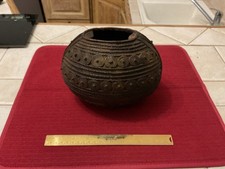 vase bronze africain