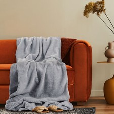 Paco Home Couverture polaire Plaid Polaire Couverture Jeté Lavable  