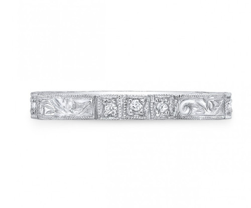 14k blanc diamant anneau - 14k, de