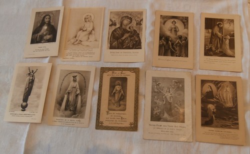Lot images pieuses - 10,