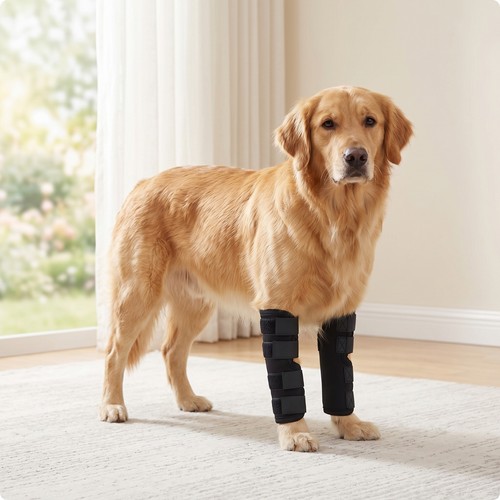 Genouillère chien ajustable - genouillère,