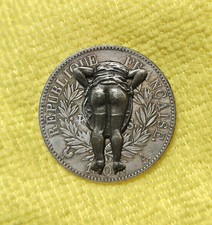 Medaille jeton satirique erotique maison Close Napoleon 1er Empereur