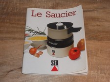 VINTAGE - SEB LE SAUCIER - Le livre de recette
