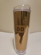 Dunkin Donuts Travel Mug Gold
