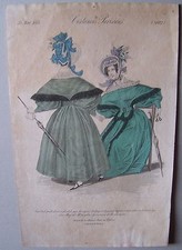 § A12 - gravure ancienne mode