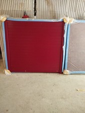 portail aluminium battant ,2 vantaux 3m50 de large,1m50 de haut.motorisable.