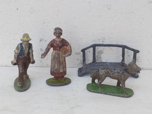 Fermier fermière chien