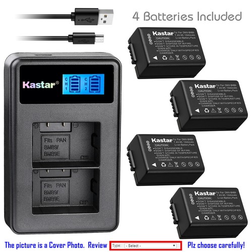 Kastar battery lcd - lcd, usb