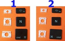 TOUCHE CLAVIER APPLE MACBOOK AIR 11" 13" A1370 A1465 A1466 NOIR