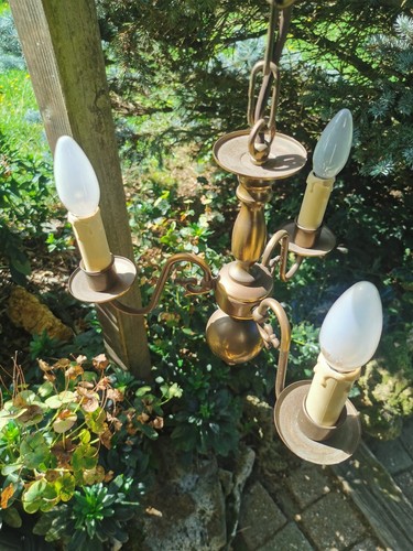 Lustre plafonnier métal