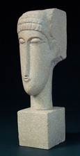 Statuette tête modigliani - tête,