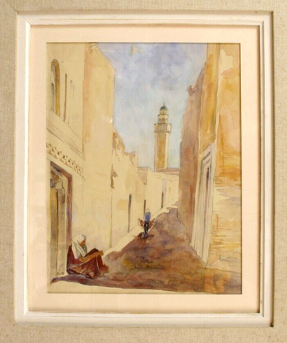 Dessin aquarelle orientaliste - dessin,