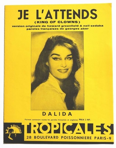 Partition vintage sheet music