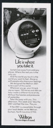 1972 weltron 2001 radio fm - radio,
