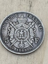 Francs napoléon iii 1868 - 5,