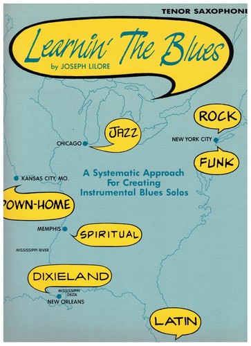 Learnin the blues music book - learnin',