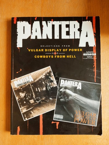 Pantera book guitar tab - book,