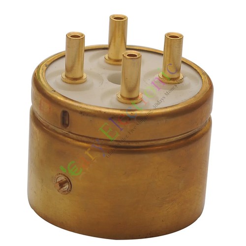 2pc 4pin gold ceramic - gold, vacuum
