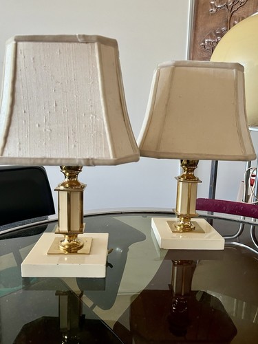 Paire lampes anciennes - , la