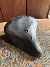 Belle Petite Selle Cuir  ancien vélo Enfant Old Bike Bici Saddle seat
