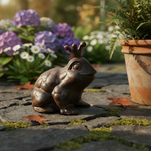 Figurine grenouille fonte - grenouille,