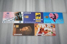 Lot 5 Cartes Téléphoniques