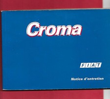 Notice d'entretien Manuel  FIAT CROMA