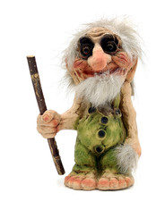 Troll Nyform 111 Vieux Sage Ancien Original Norvégien Norway Ny Form