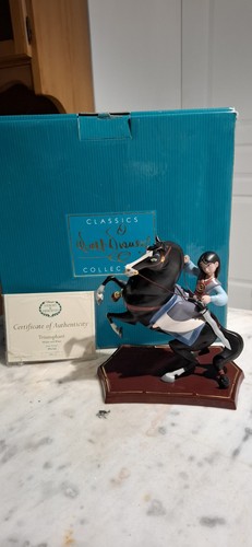 Figurine disney wdcc mulan and - figurine,