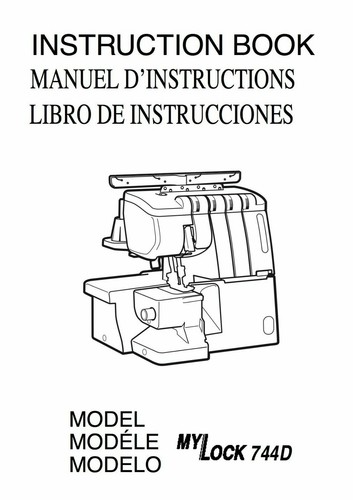 Janome my lock 744d - cd,