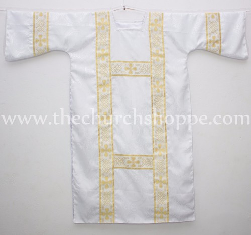 Chasuble dalmatique blanche - chasuble,
