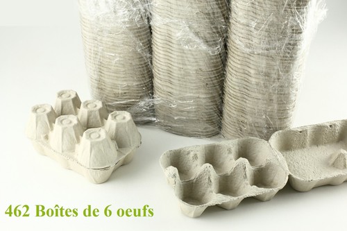 462 boites carton pour oeufs - 6,