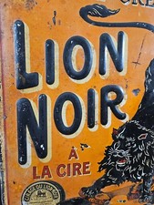Tôle publicitaire pour le