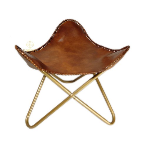 Fauteuil papillon cuir plw - fauteuil,