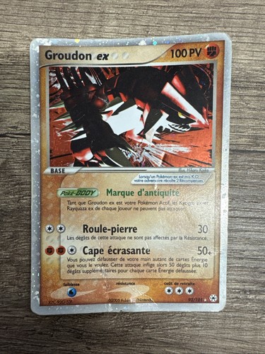 Carte pokémon groudon - groudon, ex