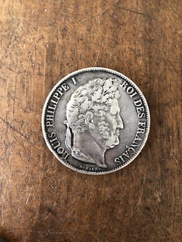 Pièce francs argent 1847 - 5,