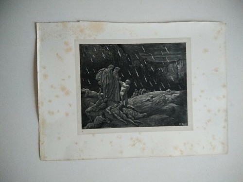 Gravure ancienne gustave doré - gravure,