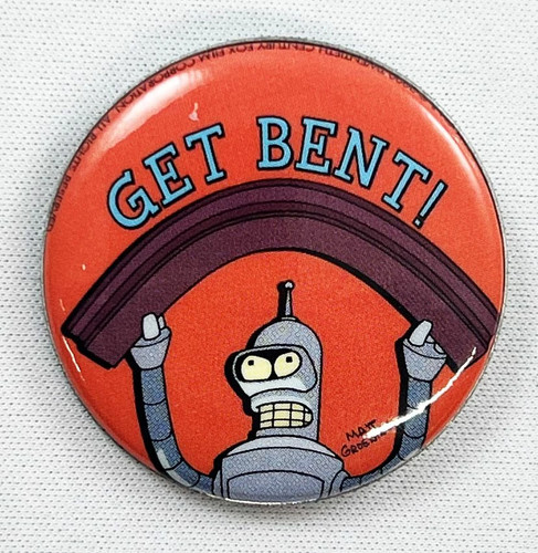 Futurama badge bender - badge,