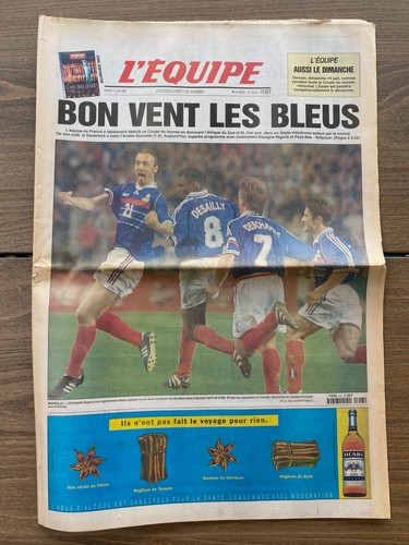 Equipe 1998 france afrique - l'equipe, france-afrique
