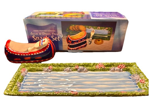 Piece ceramic snack set - piece,