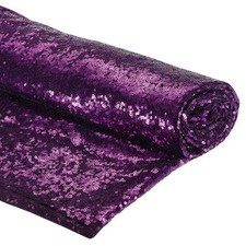 Sequin Tissu Violet, 4 Yards
