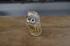 Hibou grès émaillé par - grès,
